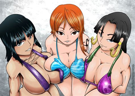 robin nami and boa hancock your daily anime wallpaper and fan art