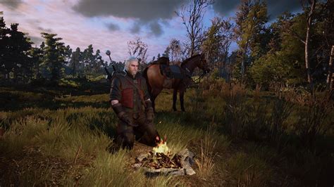 at the bonfire at the witcher 3 nexus mods and community