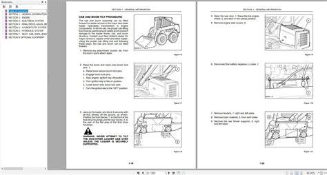holland skid steer loader  lx lx repair manual