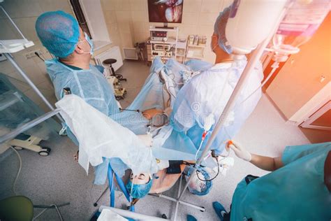 Process Of Gynecological Surgery Operation Using Laparoscopic Equipment