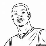 Coloring Pages Kevin Durant Lebron James Drawing Basketball Celebrities Printable Dunk Baseball Thecolor Search Getdrawings Thunder Sheet sketch template