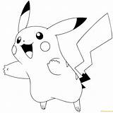 Pikachu Pokemon Coloring Pages Go Color Printable sketch template