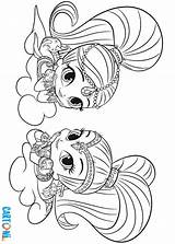 Cartoni Shimmer Shine Colora Stampare Animati Cartone Animatronic Animato sketch template