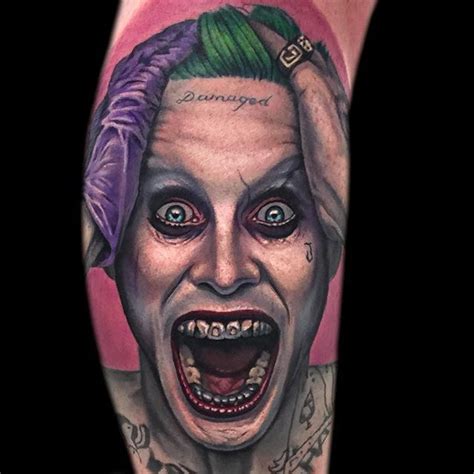 12 Tormenting Jared Leto Joker Tattoos Tattoodo
