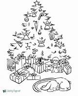 Christmas Coloring Pages Tree sketch template
