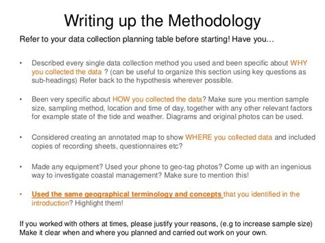 methodology section  research proposal essay  sample research