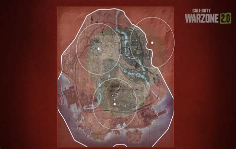 warzone  map pois size