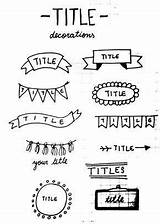 Titulos Doodles Tablero sketch template