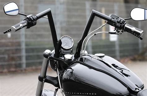 handlebar flip chrome  softail blackline  thunderbike shop