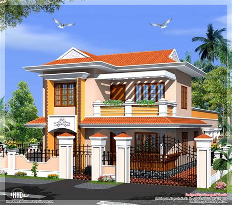 kerala model villa    square feet house design plans
