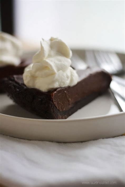 double chocolate silk cream pie {a k a the pie that got