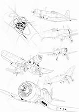 Airplane Corsair F4u Plans Airplanes Vought Planes Aerobatics Wwii Avion sketch template