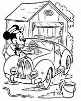Car Coloring Wash Pages Mickey Drawing Mouse Washing Printable Kids Sheets Disney Guide Colouring Draw Getdrawings Color Cartoon Getcolorings Friends sketch template