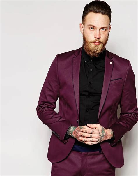 latest coat pant designs burgundy formal wedding suits  men