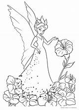 Coloring Pages Fairy Tinkerbell Disney Fairies Queen Princess Clarion Print Choose Board Printable sketch template