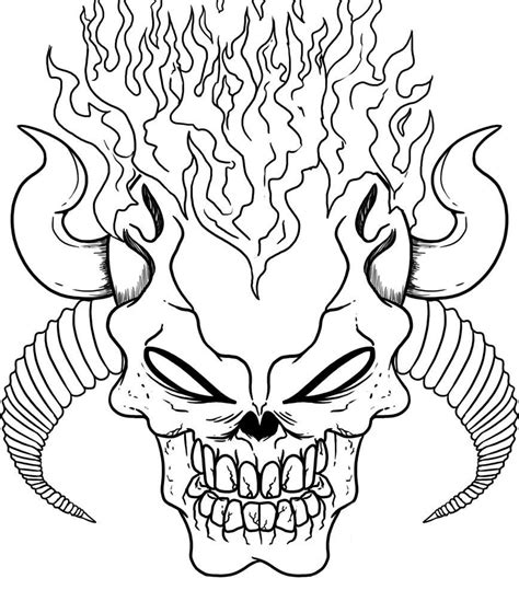 scary buffalo coloring page  printable coloring pages  kids