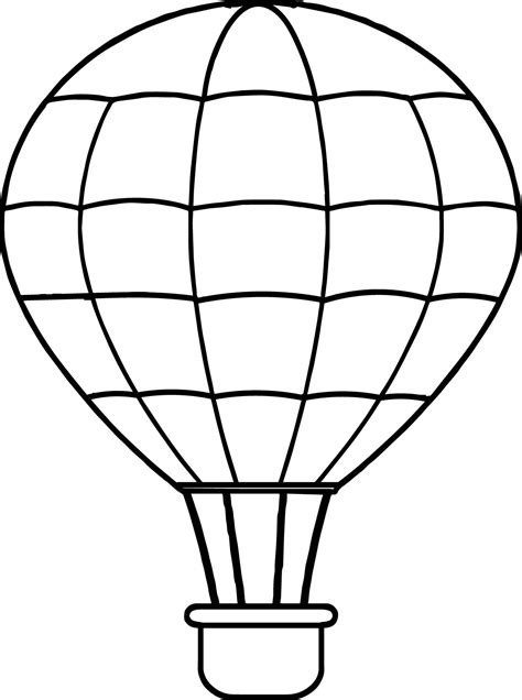 hot air balloon  drawing    clipartmag