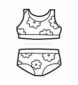 Bain Maillot sketch template