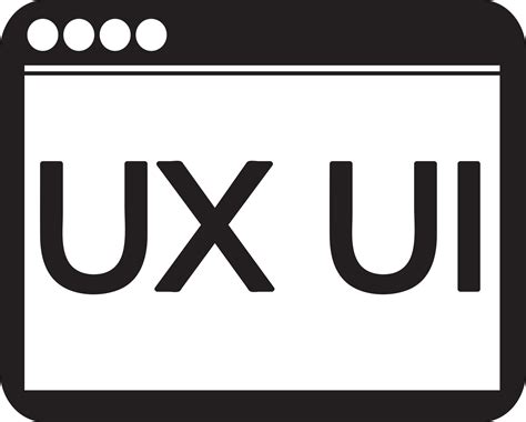 design de sinal de icone ui ux  png