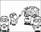 Pages Coloring Despicable Getcolorings Minions Getdrawings Minion sketch template
