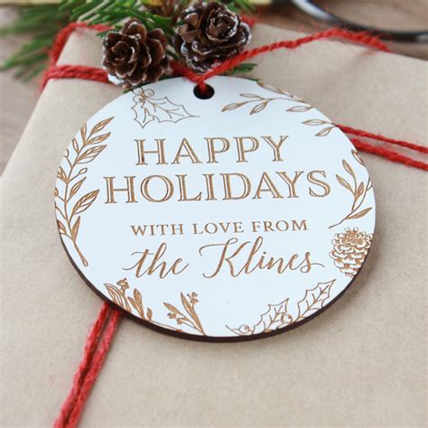 personalized holiday gift tags pomp revel