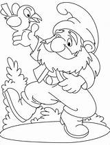 Gnome Coloring Garden Pages Gnomes Drawings Bird Printable Kids Designlooter Dance 55kb 795px Wonder sketch template