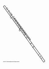 Flute Flauto Kleurplaat Colorare Flauta Fluit Klarnet Coloring Musique Jcl Instrumenty Kolorowanki Muzyczne Objets Schoolplaten Dididou Dzieci Educolor Edupics Leren sketch template
