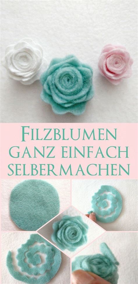 hier zeige ich euch wie ihr filzblumen ganz einfach selbermachen koennt