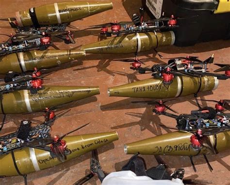 ukraine  fpv drones  makeshift rpg  explosives