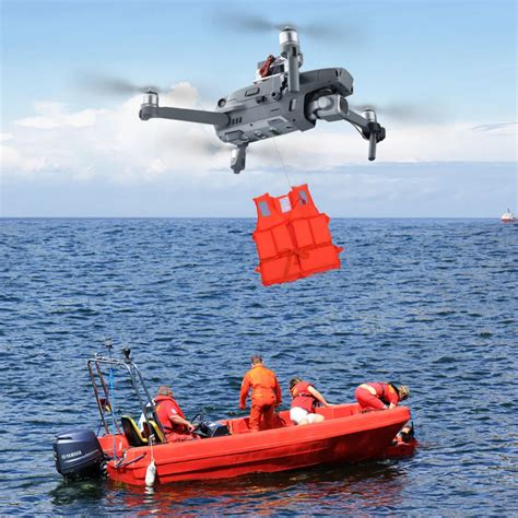 lightweight air thrower  dji mavic  pro zoom drone wedding ring gift fishing bait