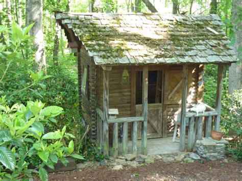 aplaceimagined log cabin playhouse