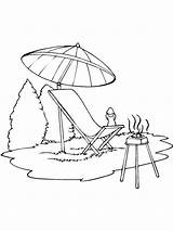 Barbecue Colouring Coloringpage Ca Pages Camping Colour Check Category sketch template