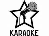 Karaoke Microphone Printable sketch template