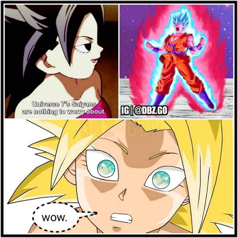 caulifla wow universe 7 saiyans are so awesome a dbz go original please give credit if