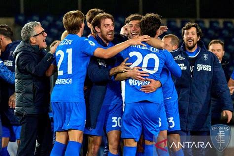 liga italia empoli  udinese selamat  degradasi antara news