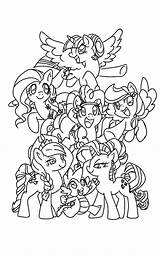 Mane Lineart sketch template