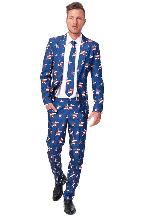 suitmeister suitmeister mens usa stars  stripes americana suit walmartcom walmartcom