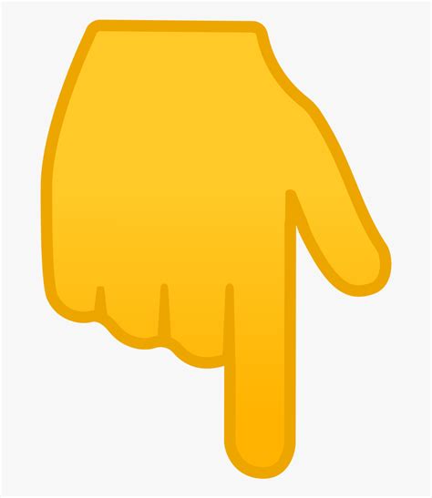 finger pointing  emoji  transparent clipart clipartkey