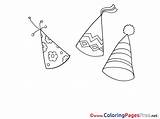Coloring Hats Pages Kids Sheet Title sketch template