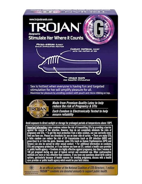 trojan g spot condoms ripnroll condoms