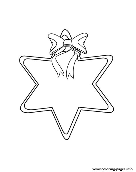 christmas star  coloring pages printable