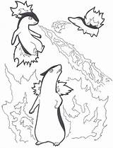 Cyndaquil Coloring Pokemon Pages Getcolorings Color sketch template