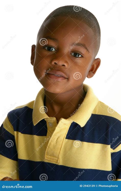 adorable african american boy stock image image  white casual