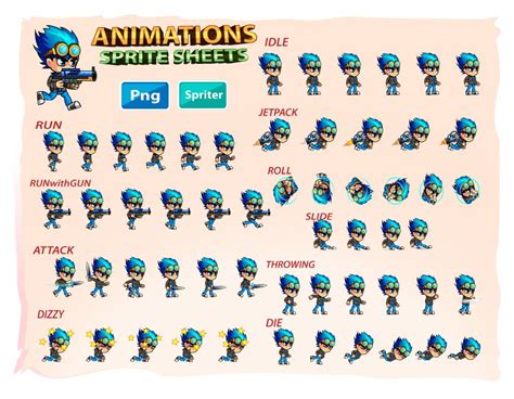 game character sprites  codester