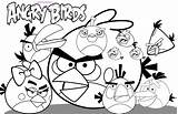 Birds Angry Coloring Printable Pages Party Personalized sketch template