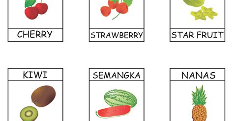 kosa kata nama buah buahan  bahasa inggris tembel panci blog