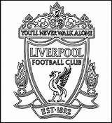 Logo Coloring Club Soccer Liverpool Football Pages Printable Kleurplaten Fc Fans Colouring Voetbal Color Da Sheets Tekenen Cool Choose Board sketch template