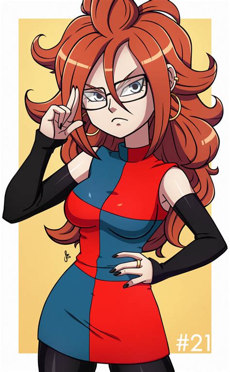 Android 21 Dragon Ball Fighter Z By Dmy Gfx On Deviantart
