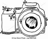 Camera Clipart Dslr Drawn Vector Drawing Vintage Hand Clipartmag Compact Sketch Freeart sketch template