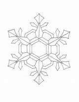 Snowflake Coloring Pages Snowflakes Drawing Winter Printable Color Patterns Cartoon Snow Kids Draw Adult Flake Easy Post Pattern Children Ages sketch template